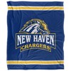 University Of New Haven Primary Logo Stripes Silky 50x60 Blanket, 1 Sided - 2 of 4