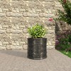 LeisureMod Meadow Fiberstone and MGO Clay Round Planter - 3 of 4