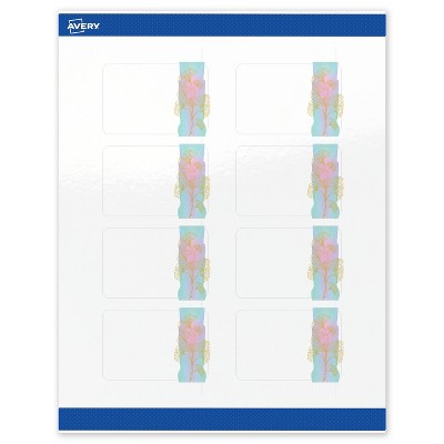 Avery Rectangle Labels, Pre-Printed Floral Design, 2" x 3"