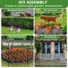 GOTGELIF Decorative Garden Fence Panels 10Pcs 23Ft Outdoor Rustproof Metal Barrier for Pets & Plants - 4 of 4