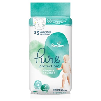 pampers pure diapers target