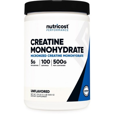 Nutricost Creatine Monohydrate Powder (500 Grams)