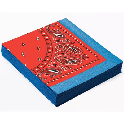 Birthday Express Western Cowboy Way Out West Decor Beverage Napkin - 16 Pack