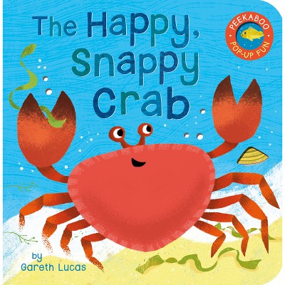 Image of The Happy Snappy Crab (Peekaboo PopUp Fun) - by Tiger Tales (Board Book)