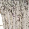 Ellis Curtain Abigail High Quality Window Rod Pocket Panel Pairs With 2 Tie Backs - 2-Piece - 90x84", Lilac - 3 of 3