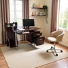 Chocolate Brown Wood Desk With 2 Drawers, CPU Shelf, Home Office Desk - 2 of 4