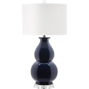 Table Lamp - Navy/White - Safavieh , Blue/White