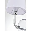 Elegant Lighting Colson 1 light Chrome and Clear Bath Sconce - 3 of 4