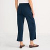 Lands' End Women's Knit High Rise Pleated Straight Leg Crop Pants - 2 of 4