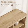 72" Tall Bookcase with 4 Drawers, Farmhouse Freestanding Storage Bookshelf for Bedroom, Living Room, Home Office - 3 of 4