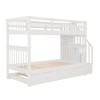 Polibi 3-in-1 Twin Bunk Bed with Stair Storage and Trundle - 3 of 4