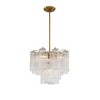 Crystorama Lighting Addis 4 - Light Chandelier in  Aged Brass - 2 of 4