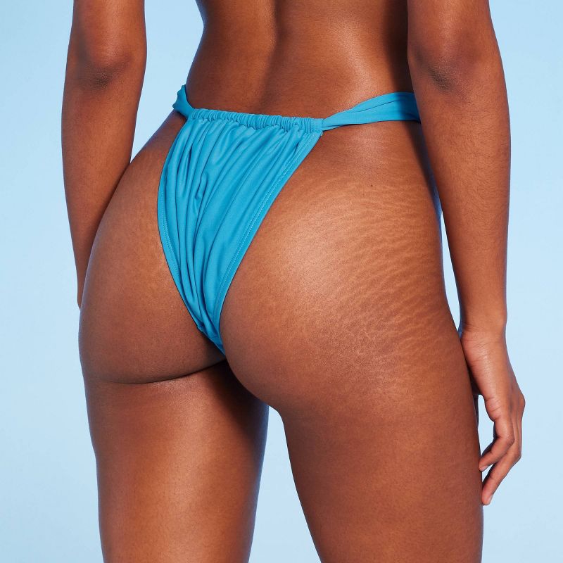 Women's Low-Rise Scarf Strap Adjustable Coverage Bikini Bottom - Shade & Shore™, 3 of 7