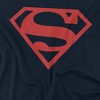Men's Superman Red On Black Shield T-Shirt - 2 of 4