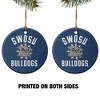 Southwestern Oklahoma State University Bulldogs Logo Porcelain Holiday Christmas Tree Ornament - 2 of 4