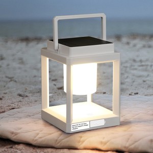 DAKAFUL Outdoor Table Lamp,Solar Lantern Outdoor Lamp - 1 of 4
