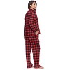 Ashford & Brooks Women's Flannel Plaid Pajamas Long Pj Set - 2 of 4