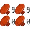 Black and Decker 4 Pack of Genuine OEM Replacement Spool Caps - RC100P-4PK - 4 of 4