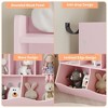 ODK Stylish Wooden Toy Shelf, Toy Storage and Organization Shelf, Double-Layer Children's Bookshelf, Ideal for Game Rooms and Corridors - 4 of 4