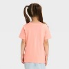 Toddler Girls' Friendship Bracelet Graphic T-Shirt - Cat & Jack™ Peach Orange - 3 of 4