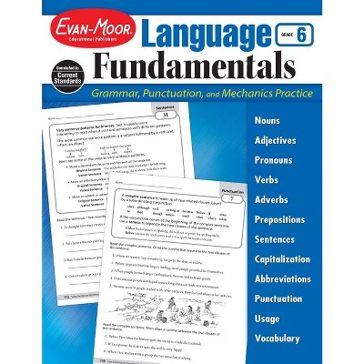 Language Fundamentals, Grade 6 Teacher Resource - by  Evan-Moor Educational Publishers (Paperback)