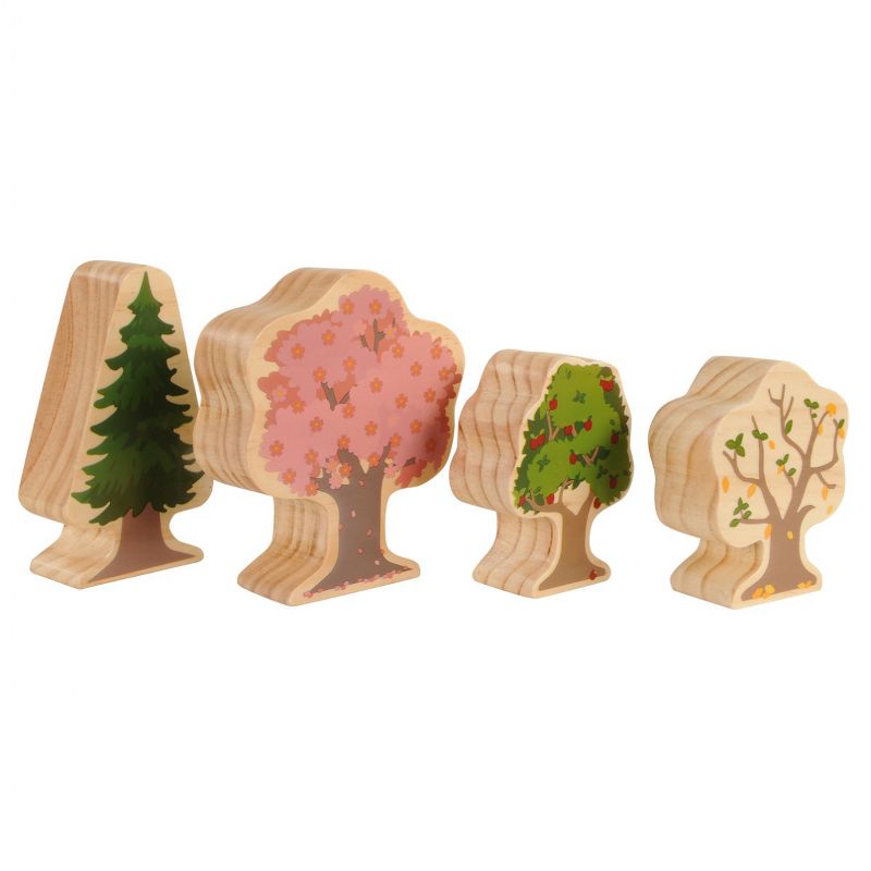 Kaplan Early Learning Four Seasons Wood Trees - Double-Sided, 4 of 5