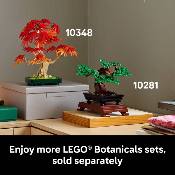LEGO Botanicals Bonsái de Arce Rojo Japonés Árbol 10348 6