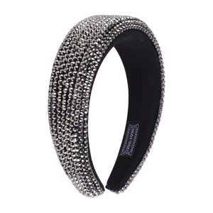 Unique Bargains Faux Dots Diamond Headband 1 Pc - 1 of 4