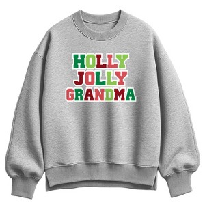 Women's - Instant Message - Holly Jolly Grandma - 1 of 2