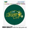North Dakota State University Automotive Car Window Locker Circle Bumper Sticker - 3 of 4