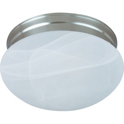 Maxim Lighting Essentials - 583x 1 - Light Flush Mount in  Satin Nickel