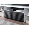 80" High Gloss Composite Wood TV Stand with Side Metal Glide Drawer and Multiple Storage Compartments for Living Room - 3 of 4
