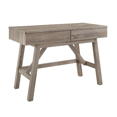 Tracey Writing Desk with Drawer Gray - Linon