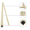 Allegra K Men's Self-Tied Solid Color Formal Casual Party Wedding Neckties - 3 of 4