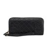 MKF Collection Honey Genuine Leather Quilted Flower-Embossed Women’s Wristlet Wallet by Mia K - 2 of 4