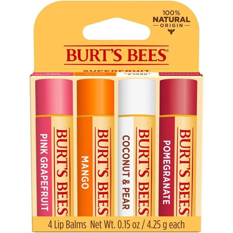 Burt&#39;s Bees Superfruit Lip Balm - 4ct, 1 of 12