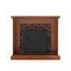 Cardona Touch Screen Electric Fireplace with Faux Marble - FR9664 - Brown - SEI - 4 of 4