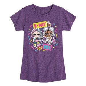 Girls' - LOL Surprise! - B-Day BBS Fitted Short Sleeve Graphic T-Shirt - 1 of 4