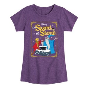 Girls' - Disney - Sword In The Stone Fitted Short Sleeve Graphic T-Shirt - 1 of 4
