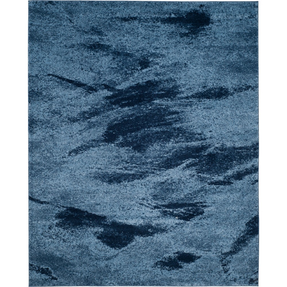 9'x12' Marble Loomed Area Rug Blue - Safavieh