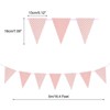 Unique Bargains Reusable Triangle Bunting Flags for Wedding Party Decorations 2 Pcs - 2 of 4