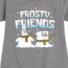Girls' - SpongeBob SquarePants - Frosty Friends Graphic Short Sleeve Fleece Dress - 2 of 4