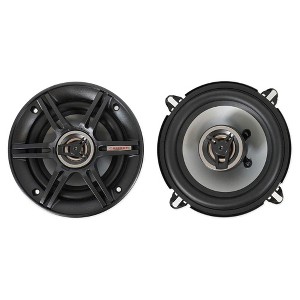 Crunch 5.25" Coaxial Car Speaker Set, Full-Range 2-Way Audio System with Soft Dome Tweeters, Bass Sound Upgrade for Vehicle Stereo, 250W Peak Power - 1 of 4