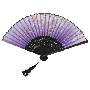 Unique Bargains Ancient Style Folding Fan 1 Pc - 1 of 4