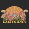 Junior's Lost Gods California Wild Poppies Sweatshirt - image 2 of 2