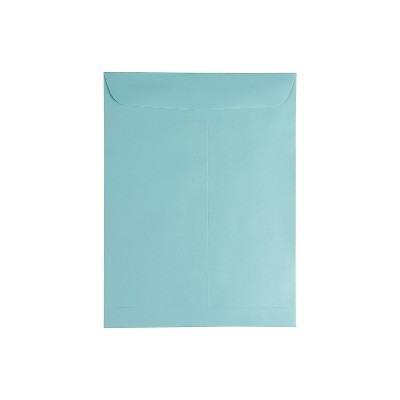 JAM Paper 9 x 12 Open End Catalog Envelopes Aqua Blue 25/Pack (31287530)