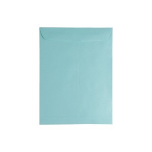 JAM Paper 9 x 12 Open End Catalog Envelopes Aqua Blue 25/Pack (31287530) - 1 of 2