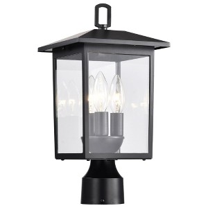 Nuvo Lighting Jamesport 3 - Light Lantern in  Matte Black - 1 of 4