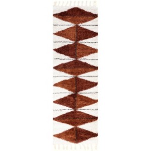 Nuloom Kali Shaggy Diamond Tassel Area Rug - 1 of 4