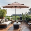 Ainfox 10ft  3-Tier Vented Beach Umbrella - 2 of 4